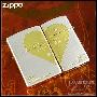 ZIPPO金色太极情人心情侣对机带钻SG1