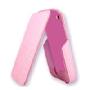 Macally 翻盖皮革保护套 粉色 适用于iPhone