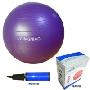 青鸟专业健身瑜伽球65cm 深紫色  送打气筒