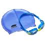 捷佳儿童硅胶泳镜J2670-1赠品 泳帽颜色随机