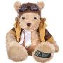 瑞奇比蒂 外贸品牌飞行员泰迪熊 棕色