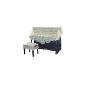 赛纳达蕾丝专业钢琴罩两件套B-213嫩粉色