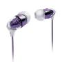 飞利浦philips SHE9621入耳式耳塞 (紫色 水晶般的音质,个性配件,时尚女性的选择!)