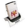 ZIPPO打火機生肖醜牛中國東方國粹紀念版緞紗鍍鉻打火機套裝禮盒(含煙灰缸、火石)