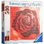 德国Ravensburger 乐家游戏 方形拼图 红玫瑰 500块