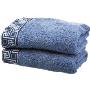 锦和爱琴海毛巾2条装蓝色