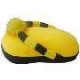 外贸粒子玩具造型靠枕 黄色拖鞋