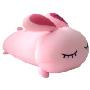 外贸粒子玩具立体造型靠枕 粉色爱情兔