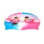 水之星卡通儿童硅胶泳镜粉色397-5(送泳帽一个)