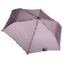 初雨三折超圆弯勾晴雨铅笔伞(蕾丝花边) 紫色暗花