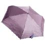 初雨五折超圆倒杆一代晴雨铅笔伞 紫色暗格