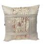 白金汉Buckingham现代简约舒适抱枕BB6002A 淡米色中间花印