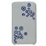 爱贝尔 iPEARL 激光图纹 硅胶套 (白蓝 适用于全线iPod touch  选用进口硅胶 手感舒适)(特价促销!)