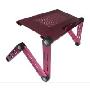 OMAX B6-3 脚多彩电脑桌(桃红)(加厚铝合金/散热功能/360度旋转关节/可快捷变动姿势)