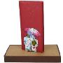 MEXICAN稻草人女士两折牛皮加厚钱包030896L-01-红