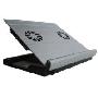 iDock A1(50304) 双散热风扇 6级高度调节 银黑色笔记本电脑支架纯铝表面主动散热