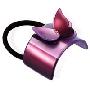 伊泰莲娜-法国胶板发圈-紫色蝴蝶发圈(专柜特供，全国联保)