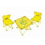 莫耐儿童布桌椅三件套黄色M90062