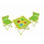 莫耐儿童布桌椅三件套绿色M90062