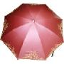金瓯伞春意盎然两折晴雨伞Y9205 褐红色