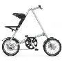 虎豹英伦风格A型折叠自行车-16寸经典豪华银色抛光套装-(赠送背包.随车工具及打气筒)