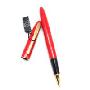 PICASSO毕加索法国和平教师红色金夹特细钢笔-606红