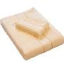 孚日竹纤维素缎浴巾1条白色JY-9018B 赠竹纤维大方巾1块米色JY-9018W