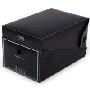 时代良品环保塑料壳折叠收纳箱SD-3353-A鞋盒(黑色对装)