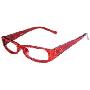 YoYolife外贸女士镶钻时尚眼镜框（018-红色）