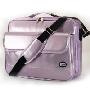 surelaptop银紫色漆皮15-17寸手提单肩两用笔记本电脑包