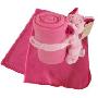 圣宝莱 粉色小猪玩具抱毯子