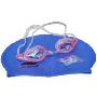 英发高级防雾防紫外线泳镜Y9700AFM-4 粉色(送蓝色泳帽一个)