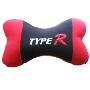 泰普尔TYPE-R 车用绒布护颈枕（骨头形的舒适护颈枕，内填高弹的定型发泡Pu，具有非常好的弹性与支撑力，不会变形，可以有效减轻行车中的疲惫 红黑红）