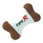 泰普尔TYPE-R 车用绒布护颈枕（骨头形的舒适护颈枕，内填高弹的定型发泡Pu，具有非常好的弹性与支撑力，不会变形，可以有效减轻行车中的疲惫 咖啡白咖啡）