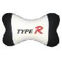 泰普尔TYPE-R 车用绒布护颈枕（骨头形的舒适护颈枕，内填高弹的定型发泡Pu，具有非常好的弹性与支撑力，不会变形，可以有效减轻行车中的疲惫 黑白黑）
