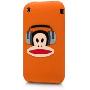 Paul Frank iPhone 3G/3GS 硅胶套 橘黄