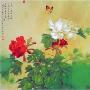 香颂风无框仿真油画－中国工笔画系列之国色天香(JD13001)40*40cm