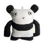 BOPU手工创意玩偶-PANDA系列 小号黑熊猫(创意市集热销/纯手工/超有个性)