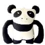 BOPU手工创意玩偶-PANDA系列 大号黑熊猫/47cm(创意市集热销/纯手工/超有个性)