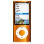 苹果 iPod Nano 16GB 桔色 MC072CH/A (可存储4000首歌曲 内置录音、FM收音机、摄像等功能 09新款)