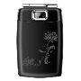 康佳花蝴蝶V76手机 (镭射雕刻镜面、蓝牙、移动QQ、黑色)(新品上市)