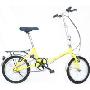 宝驹特折叠自行车BJT-002 黄色 (16寸轮圈，轻巧便捷，颜色时尚)