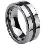 TUNGSTEN汤斯敦钨金男戒J106-9#