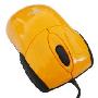 安尚炫彩貂迷你3D光电鼠标 橙黄色 MSC-69
