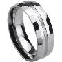 TUNGSTEN汤斯敦钨金男戒J172-9#(18.9mm)