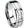 TUNGSTEN汤斯敦钨金女戒J412-5.5#(16.1mm)