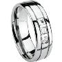 TUNGSTEN汤斯敦钨金女戒J412-6.5#(16.9mm)