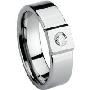 TUNGSTEN汤斯敦钨金男戒J417-8.5#(18.5mm)