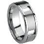 TUNGSTEN汤斯敦钨金男戒J427-9#(18.9mm)