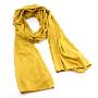 SaSa-莫代尔针织棉亲肤柔软超长围巾- 黄色(披肩两用)